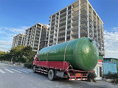 玻璃鋼化糞池應用于學校、醫院、商場等場所